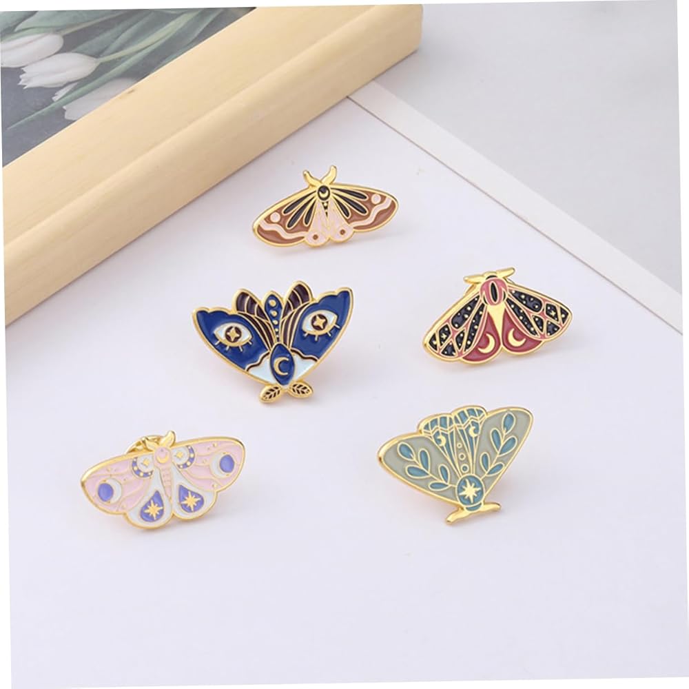 Amazon | TENDYCOCO 10個可愛い 蝶ブローチ アロイ製